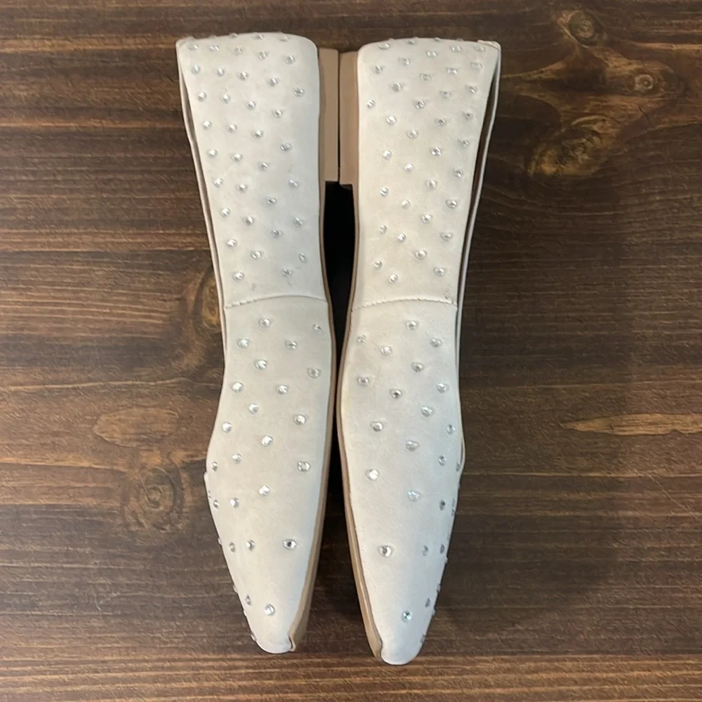 Anthropologie Vicenza Crystal Embellished Ballet Flats Sz. 8 NWOB - Picture 10 of 14